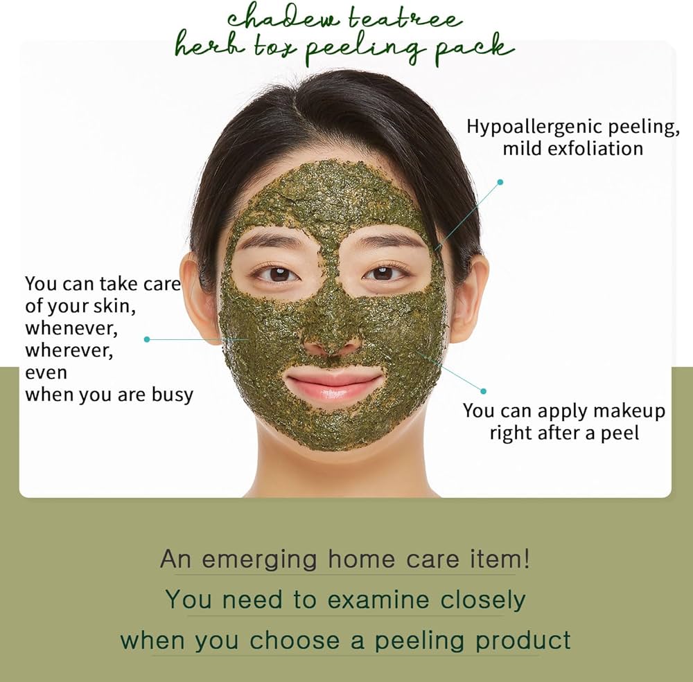 Amazon.com : WELLDERMA Chadew Tea Tree Herb Tox Peeling Mask, 150g